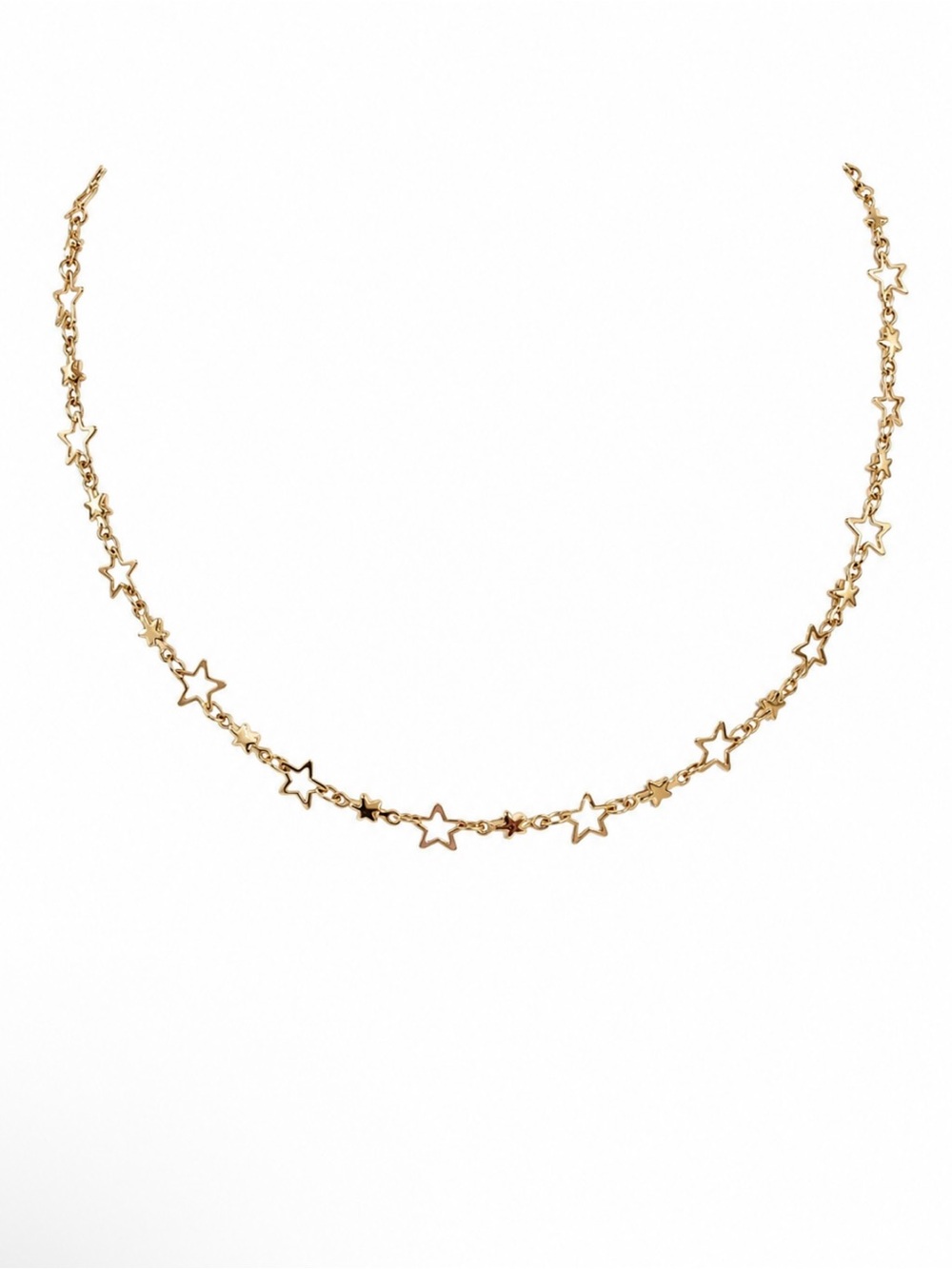 Gold Stars Necklace